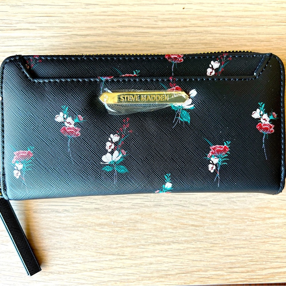 New Steve Madden floral clutch